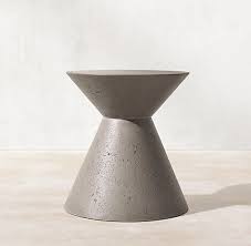 Geometric Concrete Side Table Rh Side Table Diy Side Table Console Table