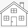 Houses are a very popular subject for coloring pages. 1