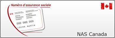 Numero D Assurance Sociale Nas Canada Pvt Travail Demande De Nas