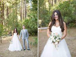 Sweet Yosemite Wedding Noel John Wedding Hairstyles Bride Straight Wedding Hair Yosemite Wedding