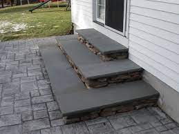 Patio Steps Google Search Patio Stairs Patio Steps Backyard Patio Designs