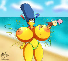 Busty Marge Simpson 