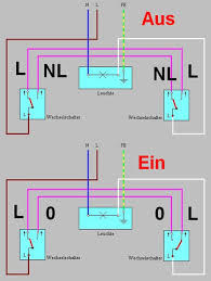 Eine wechselschaltung enthält immer zwei schalter, die schalter haben einen umschaltkontakt, brauchen also jeweils drei adern die zeichnung zeigt eine ausschaltung mit steckdose. Wechselschaltung Lampe Leuchtet Aber Keine Spannung Messbar Strom Elektrik