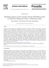 Glycaemic control was measured using hba1c. Pdf Reliability Analysis Of The Counselor Activity Self Efficacy Scale Cases In A Malaysian Context A Preliminary Study