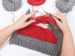 Traditional fairisle christmas blanket knit along. Christmas Kal 2019 Drops Along Drops Design