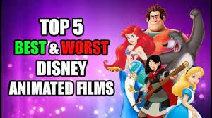 Jambareeqi S Top 5 Best Worst Disney Animated Films Disney Animated Films Disney Animation Animation Film