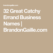 101 Great Catchy Errand Business Names Cake Business Names Business Names Errand Business