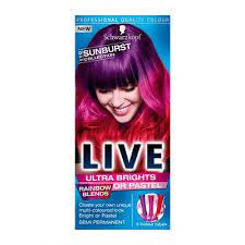 Schwarzkopf Live Colour Ultra Bright Schwarzkopf Live Colour Rainbow Hair Rainbow Hair Color