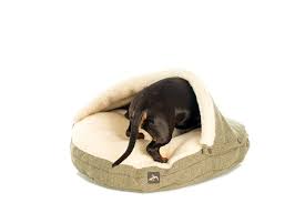 These types of dog bed caves have plastic bars or other support systems that keep the opening wide enough so a. Tweed Cave Dog Bed By Country And Twee Notonthehighstreet Com