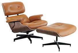 Aniline Leather Lounge Chair And Ottoman Midcentury Armchairs And Accent Chairs By Times Concept Eames Style Lounge Chair Eames Lounge Chair Lounge Chair