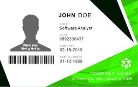 These id photos will cover multiple. Free Id Card Template 18 Best Identification Card Designs Word Excel