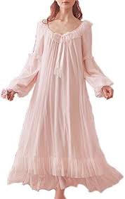 Amazing Offer On Women S Vintage Victorian Nightgown Long Sleeve Sheer Sleepwear Pajamas Nightwear Lounge Dress Online Perfecttopagain In 2020 Nightgowns For Women Victorian Nightgown Lounge Dress