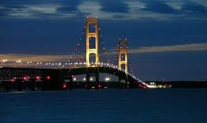 We Also Have One Of The Longest Bridges In The World Mackinac Bridge Mackinac Scary Bridges