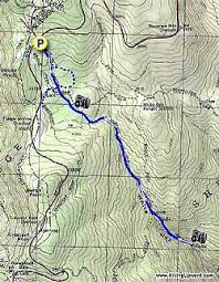 White Oak Canyon Falls Trail Map White Oak Canyon Hike