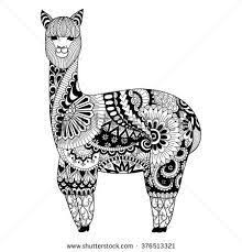 Image Result For Llama Mandala Designs Coloring Books Zentangle Designs Zentangle