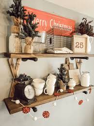 Christmas Kitchen Shelves Christmas Kitchen Kitchen Shelves Wonderful Time