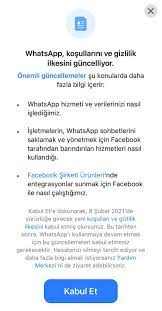 Peki, whatsapp yeni sözleşme olayı nedir? Whatsapp In Degistirdigi Gizlilik Sozlesmesi Hakkindaki Iddialar