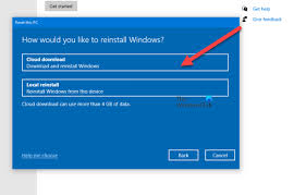 The very best free tools, apps and games. Reset Or Reinstall Windows 11 10 Using The Cloud Reset Option