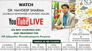 Best Ayurvedic Diet Treatment For Itp Dr Navdeep Sharma