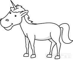 Black And White Outline Animals Unicorn Horse Black White Outline Animals Black And White Unicorn Horse Horses