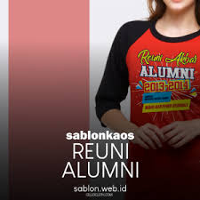 Ada rasa bangga tersendiri saat kamu punya baju/kaos hasil desain sendiri, sebab kamu akan merasa tidak ada orang yang menyamai baju/kaos yang kamu desain itu. Sablon Kaos Reuni Alumni Dengan Pilihan Harga Mulai 35 Ribu Dan Mulai 50 Ribu Sablon Kaos Online