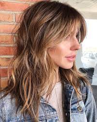 Straight bangs are often associated with medium length hairstyles, but what about curtain bangs? 50 No Fail Medium Length Hairstyles For Thin Hair Hair Adviser