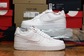 Nike Air Force 1 07 Qs Swoosh Pack Triple White Size 8 Ah8462 102 Nike Walkingshoes