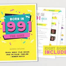 No matter how simple the math problem is, just seeing numbers and equations could send many people running for the hills. 30th Birthday Party Games Printable Born In 1991 Games Etsy In 2021 Birthday Quiz 30th Birthday Party Games Trivia Quiz