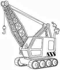 Construction Crane Coloring Page Coloring Pages Coloring Pages For Kids Coloring Pages For Boys