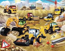 Bei günstige fototapete bestellen sie ihre fototapete schnell, günstig und immer maßgeschneidert. Walltastic Fototapete Kinderzimmer Baustelle My 1st Jcb Baumeister Wanddeko Jungen Fototapete Kinderzimmer Kinder Wandmalereien Fototapete Kinderzimmer Junge