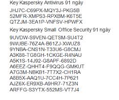 Chia Sẻ Key Kaspersky Dung Thử 91 Ngay Va 61 Ngay Va Link Tải Về