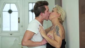 Busty blonde mature in insane home scenes of rough sex - Hell Moms