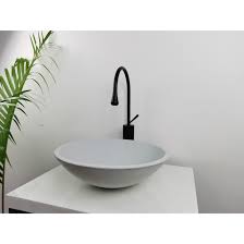 kante modern circle cement bathroom