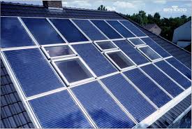 Yeryüzünde ışınlar, güneş panellerine yansır, kolektörlerin yardımıyla toplanıp ısı ve elektriğe dönüşür. Gunes Enerjisinden Yararlanma Yollarina Ornekler Veriniz