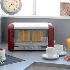 Magimix Toaster Grille Pain Electrique Vision Rouge La Casserolerie