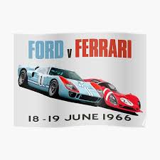• ferrari 330 p3 1966 • ferrari 330 p4 le mans 1967 • camion hy marchal • 1967 le mans ferrari transporter/workshop • ford gt40 mk i 1964 • ford gt40 mk i le mans 1965 • ford gt40 mk. Ford Gt40 Posters Redbubble
