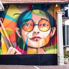 Recently had the opportunity to paint this mural design I illustrated for  an awesome Asian Food Market @sunsunasianmart based in Durban last week.  Had such jol