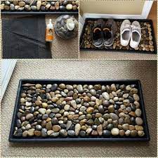Diy Home Decor Ideas With Pebbles And River Rocks Rock Decor River Rock Decor Home Diy