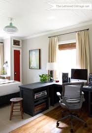 Home Office Guest Bedroom Reveal The Lettered Cottage Guest Bedroom Office Bedroom Office Combo Home Office Bedroom