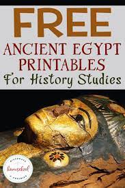 They had an elaborate writing style and social development. Free Ancient Egypt Printables For History Studies Homeschool Giveaways