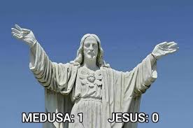 Funny Medusa Vs Jesus Meme Atheist Jesus Memes Best Funny Pictures