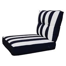 Black And White Striped Outdoor Cushions Walmart Rolston 2pc Outdoor Replacement Chair Cushion Set Dark Blue White Stripe Haven Way Replacement Chair Cushions Outdoor Furniture Cushions Patio Furniture Replacement Cushions