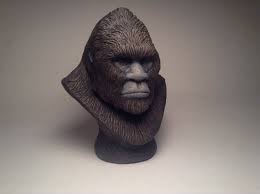 Resin castings will be available through my website soon. Bigfoot Sasquatch Sculpture Bust Realistic Brown Etsy
