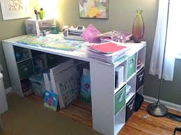 How To Build A Craft Table Craft Table Craft Table Diy Craft Room Office