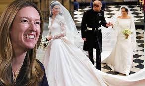 The bride, meghan markle, is american and previously worked as an actress. Meghan Markle Wedding Dress Designer Compares Kate And Meghan S Dresses Whose Was Best Royal News Express Co Uk
