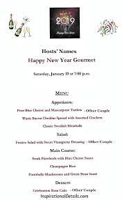 But it looks and tastes gourmet. New Years Eve Dinner Party Inspirational Details