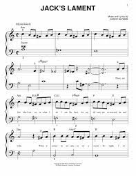 What's this is a song included in the soundtrack for the 1993 musical fantasy film the nightmare before christmas. Jack 039 S Lament From The Nightmare Before Christmas By Danny Elfman Danny Elfman Digital Sheet Music For Download Print Hx 267394 Sheet Music Plus