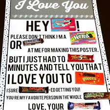 Teacher candy grams with cute sayings; Four Printable Candy Posters The Dating Divas