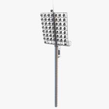 Stadium Lights 3 3d Model Ad Stadium Lights Model In 2020 Stadium Lighting Lights Print Designs Inspiration