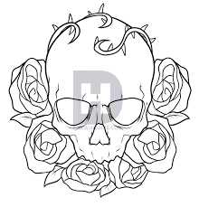 Skull And Roses Drawing Drawing Art Ideas Browse more skull with rose vectors from istock. skull and roses drawing drawing art ideas